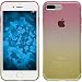 Produktbild PhoneNatic Case kompatibel mit Apple iPhone 8 Plus - Design:01 Silikon Hülle Ombrè + 2 Schutzfolien