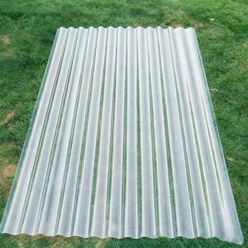 Plaque ondulée pour toiture - Résistante aux UV - Incassable - Imperméable - Idéale pour abri de jardin