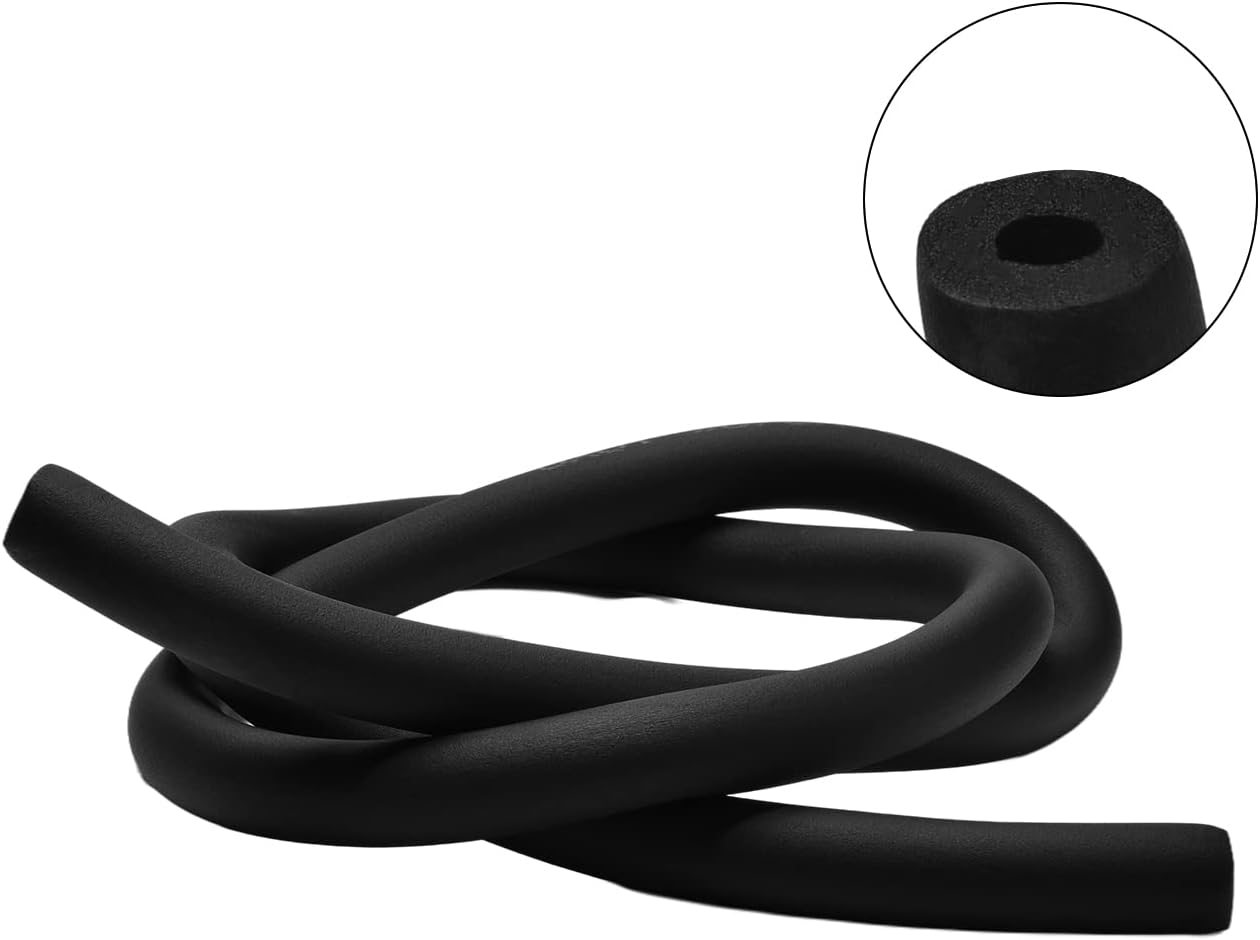 Othmro 3 PCS Foam Hose 0.39 inches x 0.35 inches(ID*T) Air Conditioner Heat Insulation Pipe Black 5.9 Foot Length