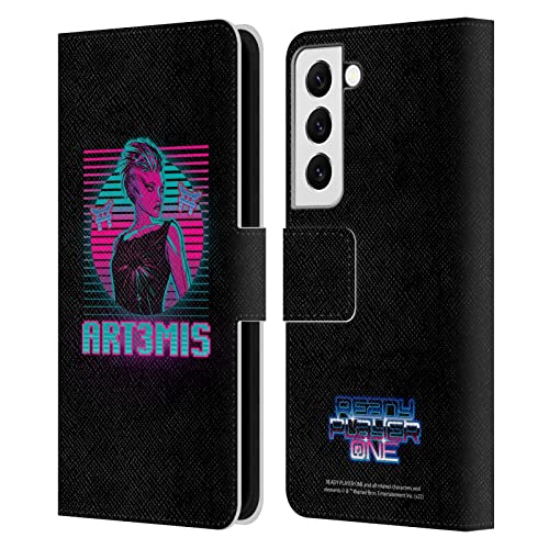 Étui en cuir Ready Player One premium pour Samsung Galaxy S22 5G édition artistique
