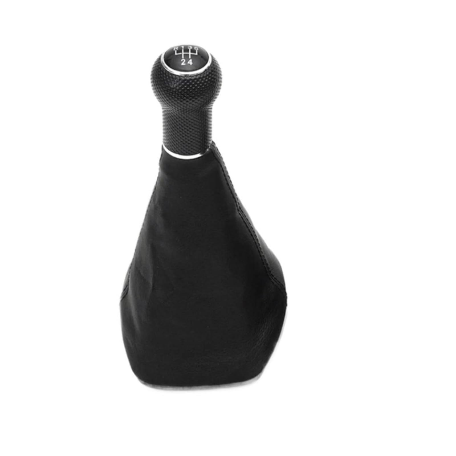 Glblpexelr Black-23Mm-5Speed For Vw For Golf For Bora 1998-2006 Shift Lever Knob Black / Silver Style