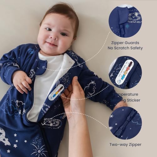Image of kaiya baby Unisex Sleeping Bag for Babies and Toddlers 2.5 Tog Sleep Sack, Long Sleeve Sleep Sack, Wearable Blanket Baby