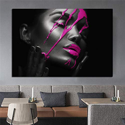 Toile femmes noires africaines art mural 70x100 cm idéal pour déco de salon