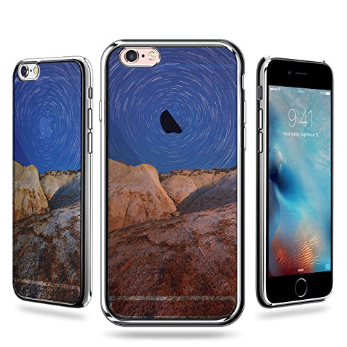 LUXENDARY NIGHT SKY TIMELAPSE SEETHROUGH DESIGN DESIGN CHROME SERIES CASE FOR IPHONE 6/6S