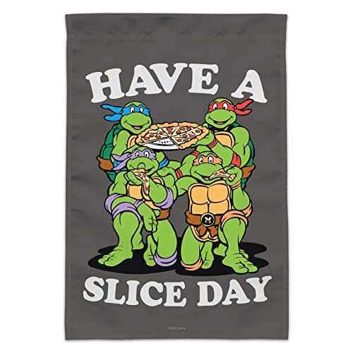 ninja flag - GRAPHICS & MORE Teenage Mutant Ninja Turtles Have a Slice Day Garden Yard Flag