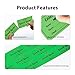 Volokitx 600 Pcs Large Raffle Tickets, Good Luck Raffle Cards with Entry Form for Name, Phone & Email – Perfect for Fundraisers, Raffles, Prize Draws, Events & Classroom Activities – Green