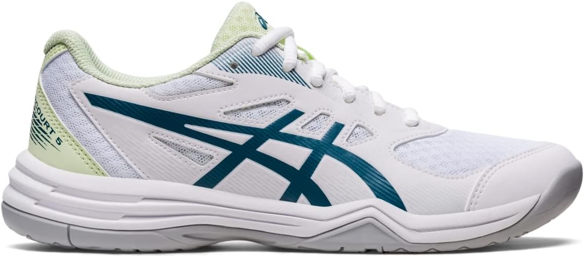 Women's Upcourt 5 Volleyball Shoes, White/Cosmos