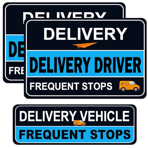 Delivery Driver Magnet for Car - NIMONA 3-Pack Frequent Stops