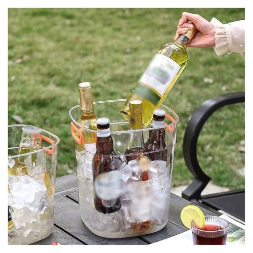 Cubo de hielo Xuanyingfafafa: soluciona el espacio para tus botellas de champán y cerveza 5