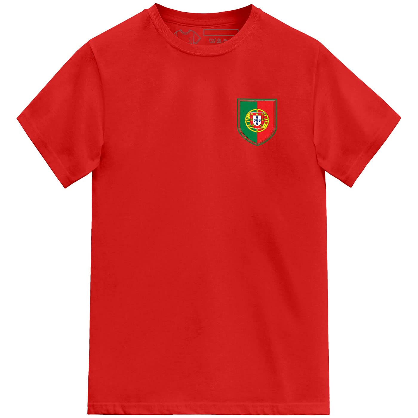Footeez Red Kids Portugal Football Shirt Team Tshirt (, 12-13 Years)