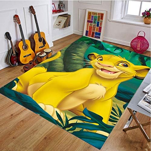 Haiqings Tapis De Jeu Bebe Roi Lion Grand Tapis Pour Salon Tapis De Sol De Jeu Tapis D Impression 3d Pour Garcons Chambre 160x230 Cm Thepressfree