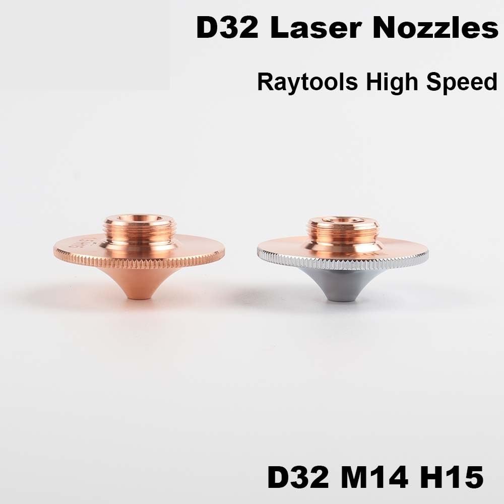 Dysza laserowa High Speed ​​D32 M14, pojedyncza, podwójna, do części maszyn do cięcia włókien