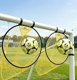 PodiuMax Top Bins Soccer Target Goal, Easy to Attach and Detach to The Goal, Set of 2, for Shooting Accuracy Training
