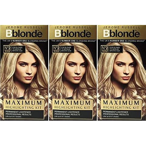 Jerome Russell Bblonde Maximum Highlighting Kit No.2 x 3 Packs Cover