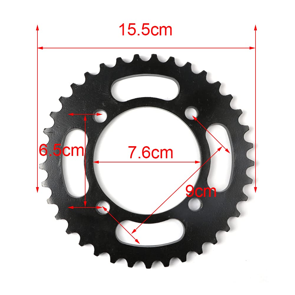 Pignone Posteriore 41 Denti Per Mini Moto E ATV - Kit Catena 420 - Foto 4
