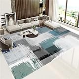 RUGMRZ Room Deko Geometrische Mode Baby Zimmer deko grau deko modern babyzimmer Teppich Junge Room deko Bedroom decor80x160CM