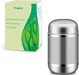 Refrigerator Deodorizer Refrigerator Odor Eliminator Fridge Deodorizer Compact Size Potable Deodorizer Odor Eliminator Lasts for 10 Years (Large, 1pc)