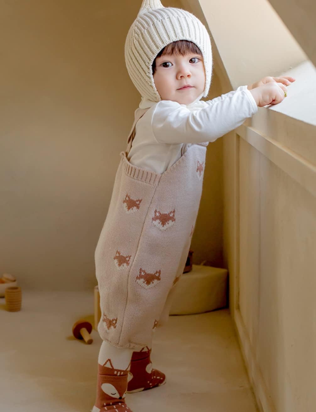 Infant Baby Knit Romper Overalls Clothing Unisex Cute Love One-Pieces Jumpsuit Outfit Clothes Outfits - Image 4