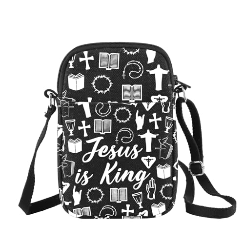 Cadeau religieux idéal : sac à bandoulière chrétien avec message de foi