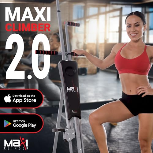image for MaxiClimber 2.0 Vertical Climber Exercise Machine w/ Elastic Resistanc