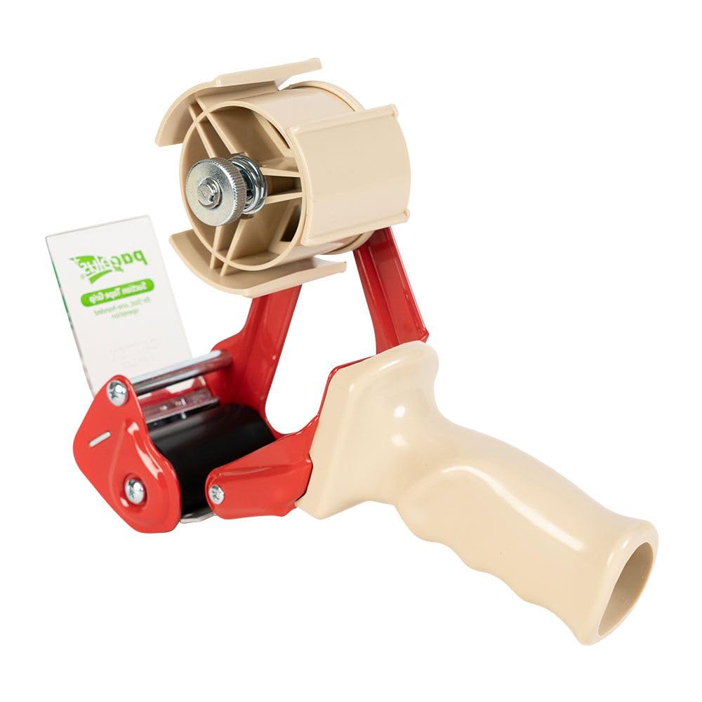 RFE Pacplus HPG50B Heavy Duty Tape Gun Dispenser-Ideal for Packing Tape, Fragile Tape - Tape Dispenser for Efficient Sealing and Packing of Boxes and Parcels