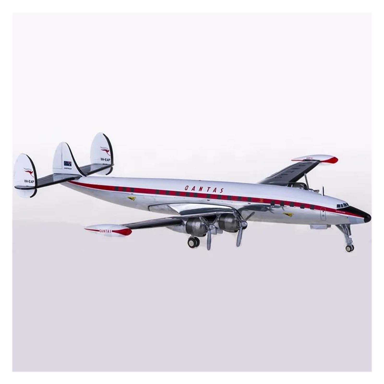 Modelo de avión Lockheed L-1049G 1:200 en aleación fundida coleccionable