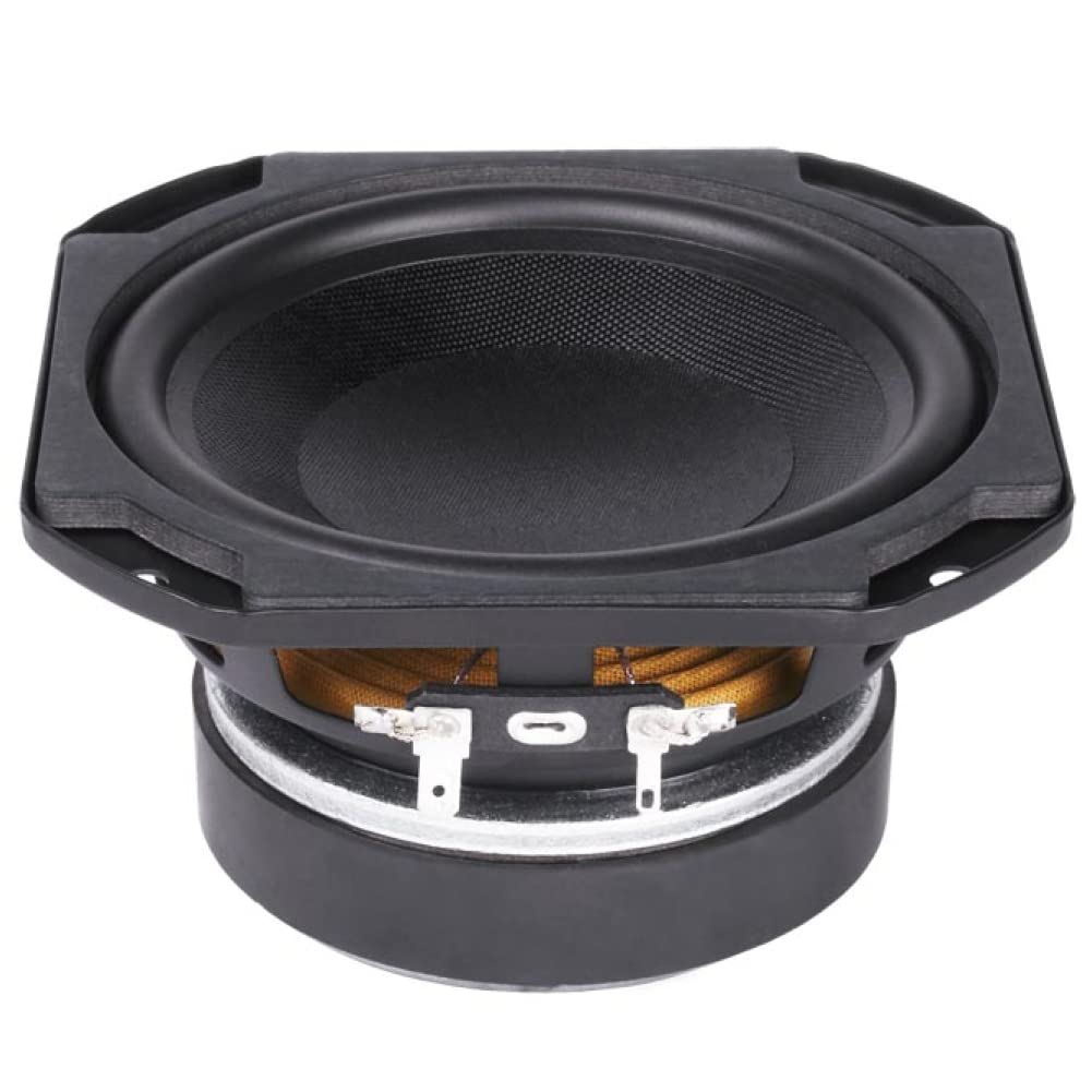 1 WOOFER FAITAL Pro 5FE100 Altavoz de 8 Ohm 13 cm 130 mm 5" de diámetro 80 Watt rms y 160 Watt MAX para hogar sensibilidad 88 db, 1 Pieza