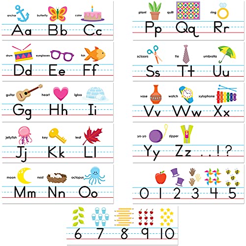 Tableaux d'affichage alphabet frise murale école maternelle Youngever
