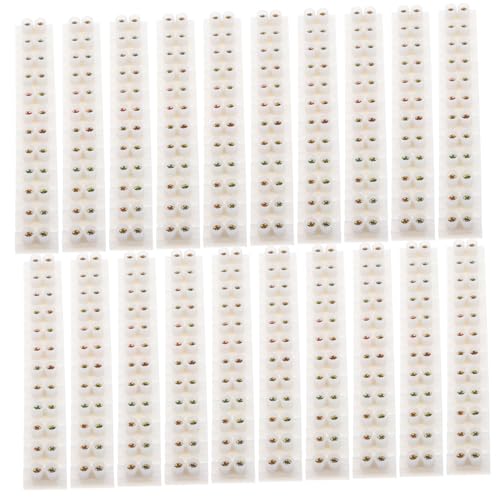 Connecteur électrique compact Abaodam 12 positions à double rangée sécurisée