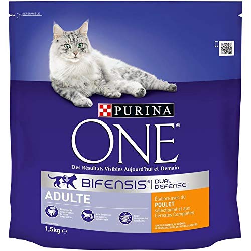 Croquettes chat poulet animaux One lot de 3 pour stocker facilement