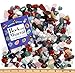 DANCING BEAR 2 Pounds Tumbled Polished Natural Gem Stones + 24 Page Rock & Mineral Book. Average Stone Size ¾ inch. Choose 1 or 2 pounds Brand