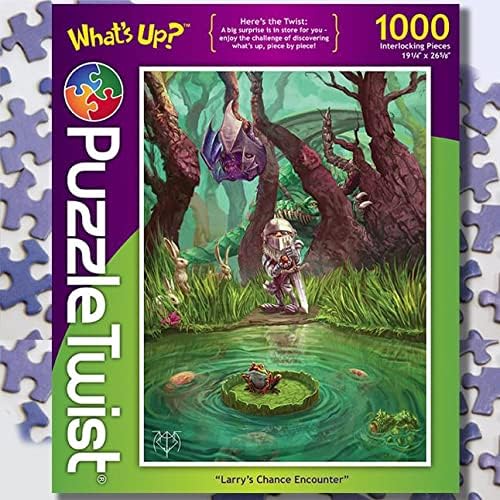 PuzzleTwist Jigsaw Puzzle | Larry's Chance Encounter | What's Up? Series | 1000 Pieces | Spooky Fantasy Family Pastime
