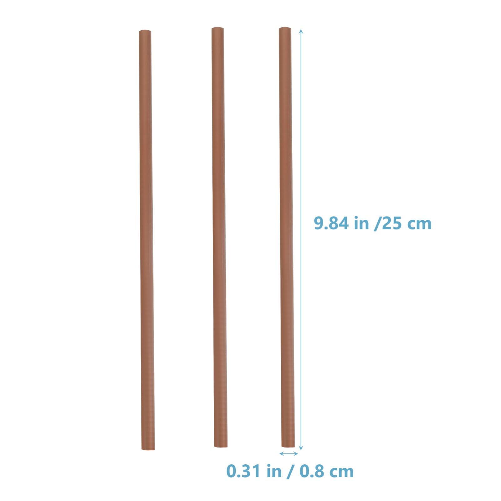 Ciieeo 4pcs Copper Round Rods Kit Durable Metal Bars for DIY Crafting Suitable for Model Planes Ships Cars Hobbyists