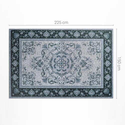 Tapis d'extérieur de style classique rectangle 150x225 en PVC