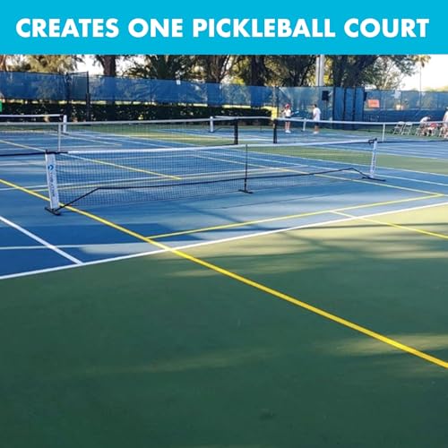 Pickleball Court Marking Kit | Pre-Measured Court Lines for Outdoor/Indoor Portable Pickleball Court | Tape Court Flooring | One Time Use - Image 7