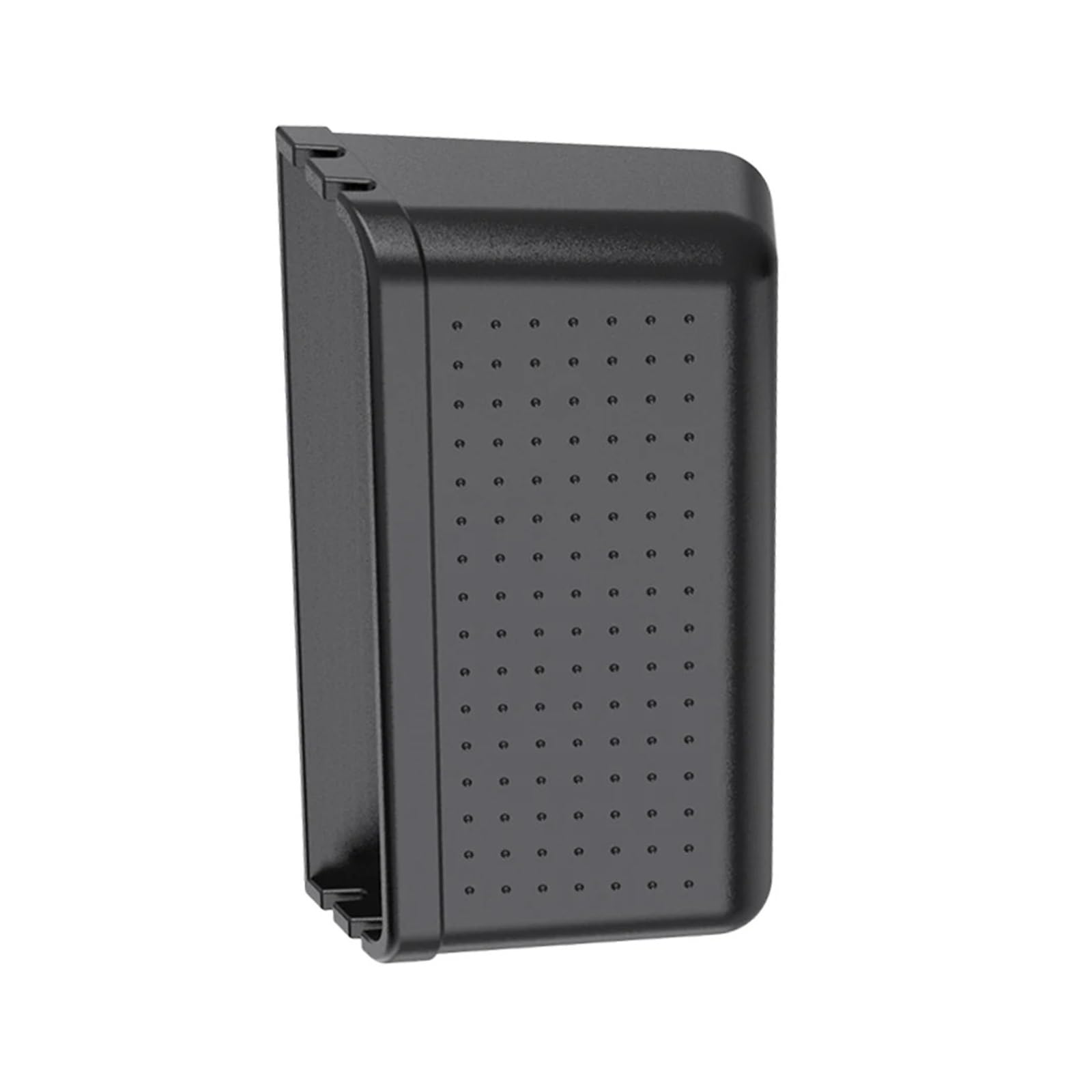 Porta Occhiali per Auto Custodia Nera Adesiva per Scatola Portaoggetti Interna Universale per Auto con Porta di Ricarica Invertita per Automobili