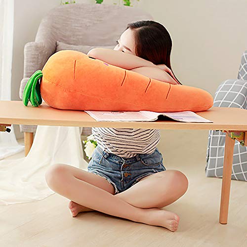 ASkinds Cartoon Carrot Plush Toy Cute Carrot Shape Pillow Stuffed Carro t Toy Soft Doll for Kids Girls - Image 3