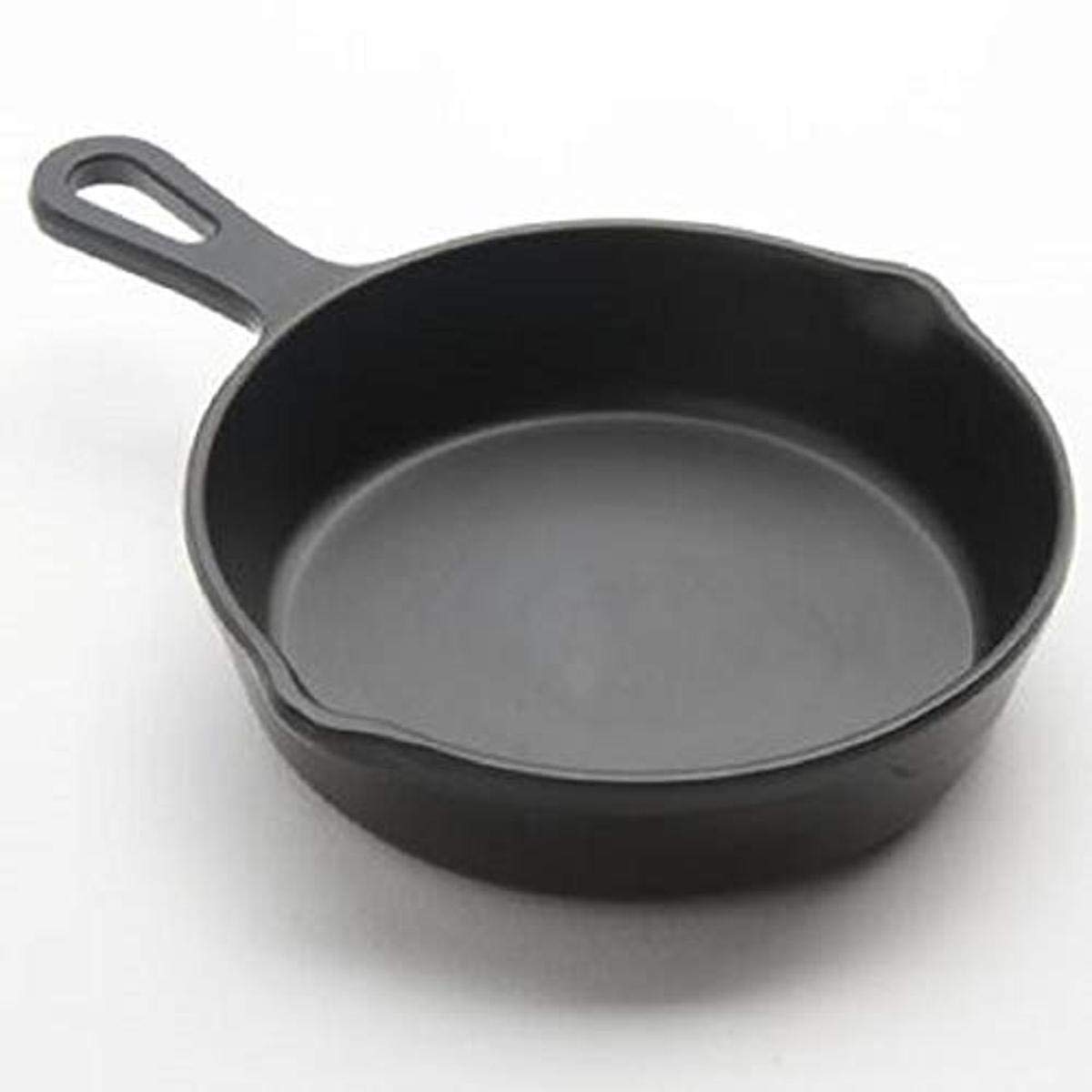American Metalcraft MFP41 Melamine Cast Iron Frying Pan Black 6-Ounces