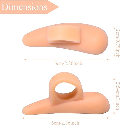 Miniatura 3 de Nuanchu 12 pares de almohadillas de dedo de martillo, alisador y corrector de soporte de cresta, separadores de gel para mujeres y hombres, alivio