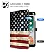 Fintie Folio Case for iPad 6th / 5th Generation (2018/2017), iPad Air 2 / Air 1 (9.7 Inch) - [Corner Protection] Premium Vegan Leather Stand Cover, US Flag