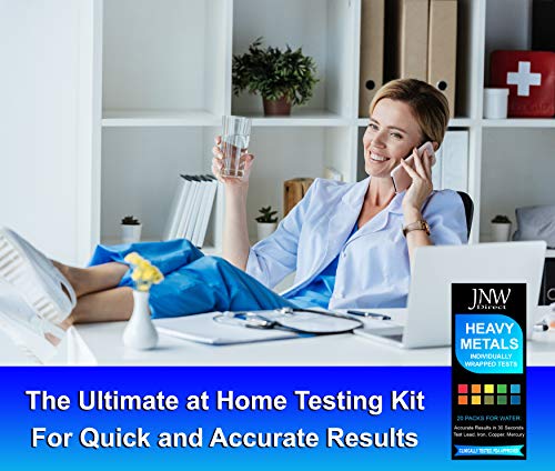 Jnw Direct Heavy Metals Water Test Kit - Drinking Water Test Strips With Ebook - Quick And Accurate Testing Kits For Drinking Water - Test Iron, Copper, Mercury, And Lead thumb #5