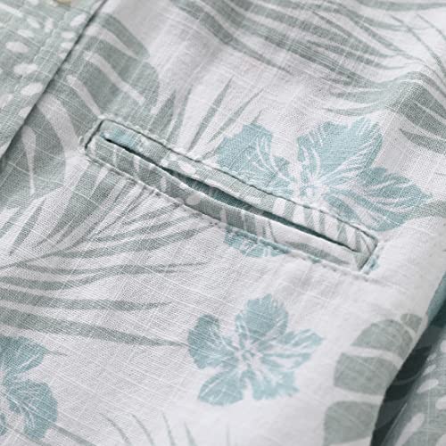 Image of MOMOLAND Little Big Boys Long Sleeve Woven Cotton Button Down Linen Design Shirt Solid Printed