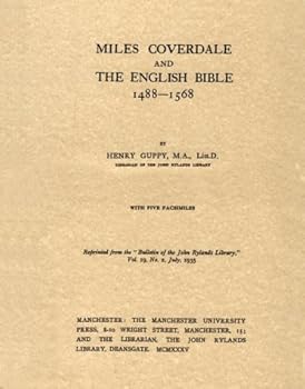 Miles Coverdale and the English Bible 1488-1568