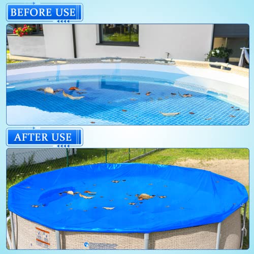 Evoio Pool Covers For 6 8 10 12 15 Ft Diameter Above Ground Round Pool, Easy Set And Frame Pools, Inflatable Pool Covers, Hot Tub Spa Pool Blanket Covers Ideal For Waterproof And Dustproof (8 Ft) #TOP4