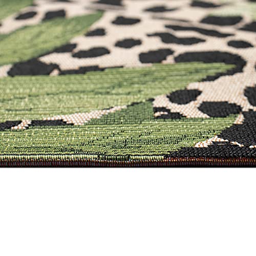 Liora Manne Marina Indoor Outdoor Rug - Floral & Safari Designs, Comfortable & Durable, Power Loomed, Polypropylene Material, Uv Stabilized, Safari, 4'10" X 7'6" #TOP5