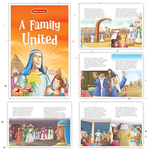 Image of Bible Stories Set of 10 Books for Kids | Includes inchA Midnight Wrestling Match, inch inchA New Beginning for Abraham, inch inchA Family United, inch and More | Inspiring Tales to Nurture Faith and Imagination
