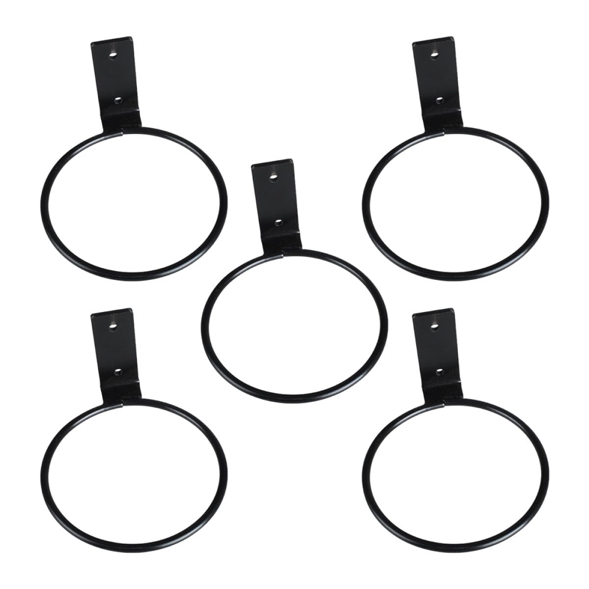 5piezas Soporte de Pared para Macetas de Hierro Duradero Diseño Práctico para Flores y Plantas para Jardín Balcón y Oficina