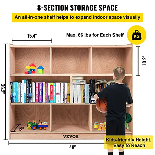 Happybuy 8-Section Cubbies For Classrooms, Cubby Storage Cabinet, Classroom Cubbies, Compartment Storage Cabinet, Classroom Furniture For Home, School, Kindergarten #TOP2