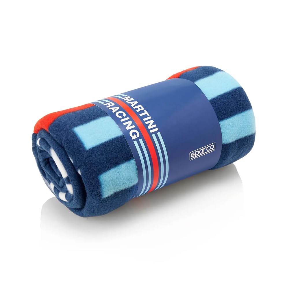 sparco Coperta in pile design Martini-R 150 cm x 130 cm