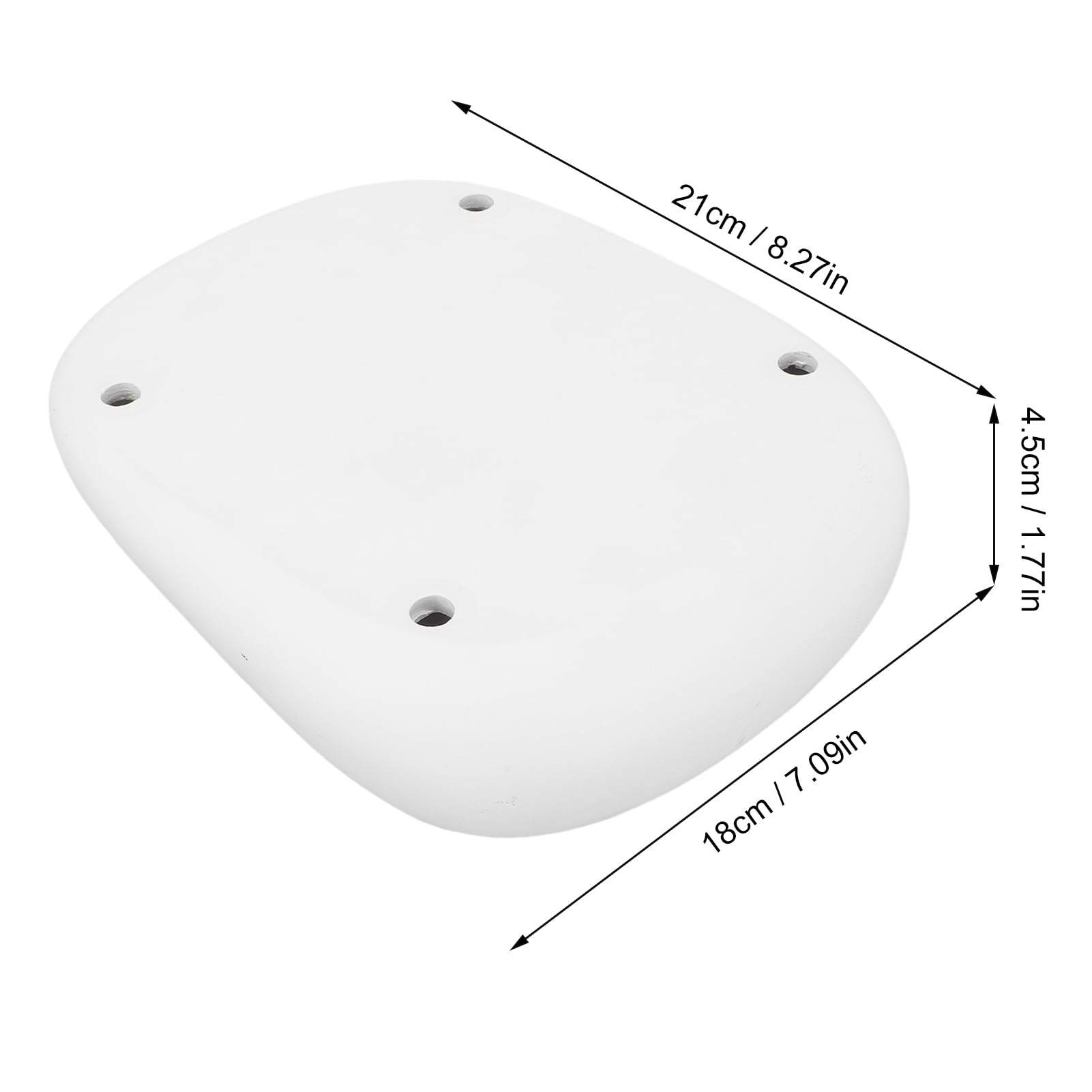 XUMIUZIY Metalowy Stojak na Głośnik Stacjonarny |Antypoślizgowy Uchwyt Redukujący Wibracje do LS50 Wireless II (WHITE)